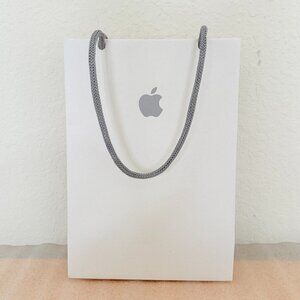 🍎 New 🍎 Authentic Apple White Bag with Silver Logo
